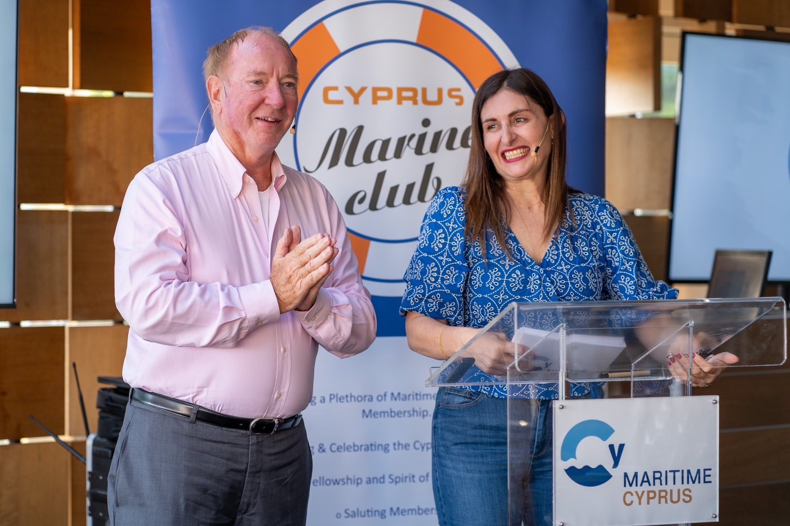 Presentation of the plans and goals of the Shipping Deputy Ministry by the Deputy Minister Ms. Marina Hadjimanolis, at an event organized by Cyprus Marine Club (28/6/2023)